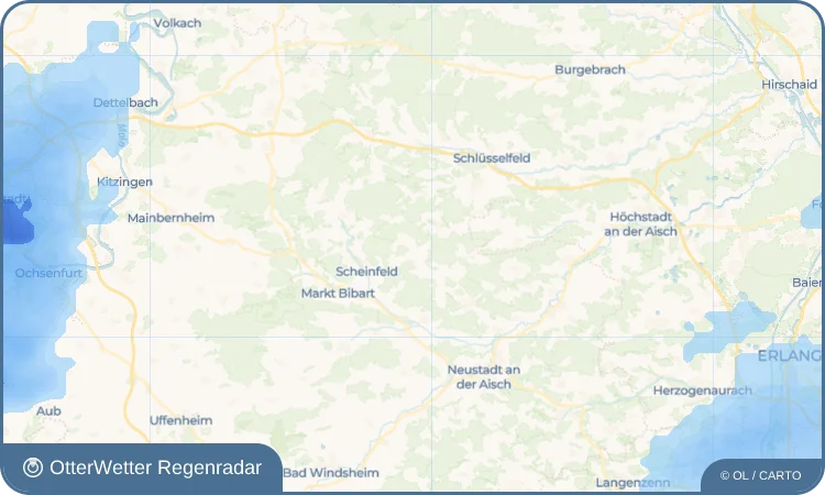 Wetter-Widget-Vorschau mit Vorhersagedaten für Frankfurt