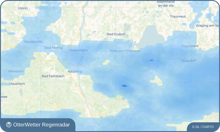 Widget-Vorschau für Frasdorf Wetter-Widget-Vorschau mit Vorhersagedaten für Frasdorf