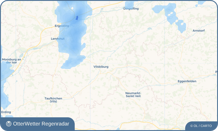 OtterWetter Regenradar-Widget Frauensattling
