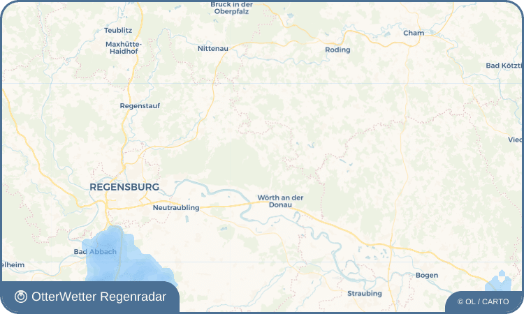 OtterWetter Regenradar-Widget Frauenzell