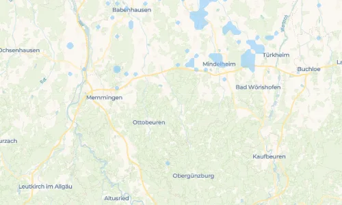 Regenradar Vorschaubild - Aktuelle Niederschläge in Frechenrieden und Umgebung