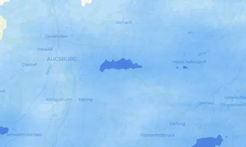 Regenradar Vorschaubild - Aktuelle Niederschläge in Freienried und Umgebung