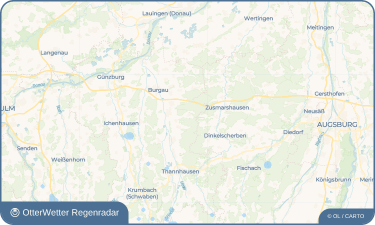 OtterWetter Regenradar-Widget Freihalden