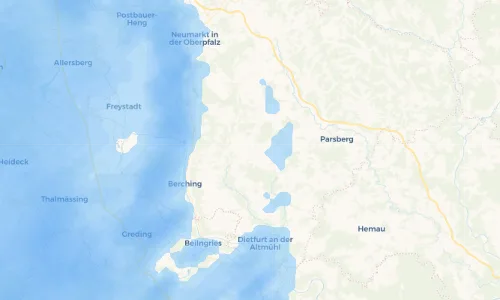 Regenradar Vorschaubild - Aktuelle Niederschläge in Freihausen und Umgebung