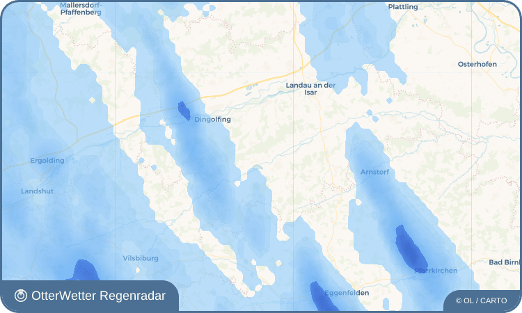 OtterWetter Regenradar-Widget Freinberg