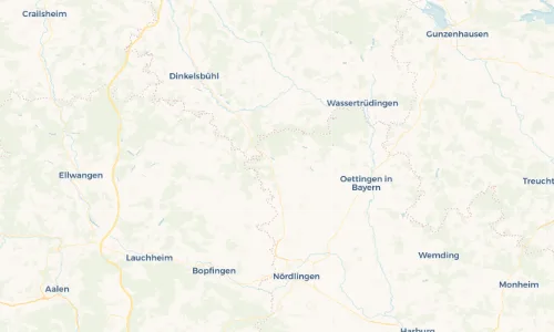 Regenradar Vorschaubild - Aktuelle Niederschläge in Fremdingen und Umgebung