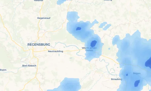 Regenradar Vorschaubild - Aktuelle Niederschläge in Frengkofen und Umgebung