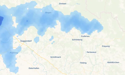 Regenradar Vorschaubild - Aktuelle Niederschläge in Freundorf und Umgebung