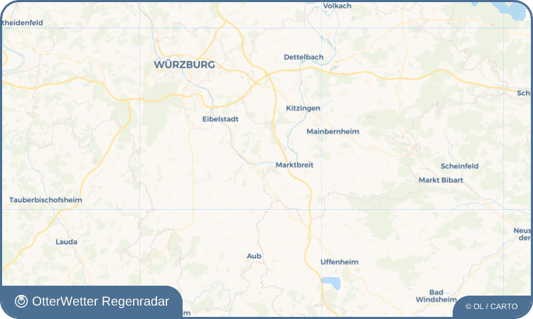 Wetter-Widget-Vorschau mit Vorhersagedaten für Frickenhausen am Main
