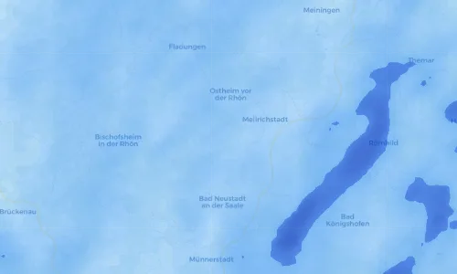 Regenradar Vorschaubild - Aktuelle Niederschläge in Frickenhausen und Umgebung