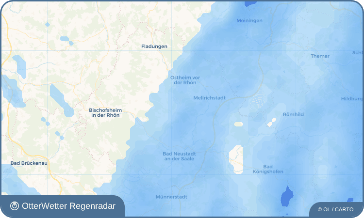 OtterWetter Regenradar-Widget Frickenhausen