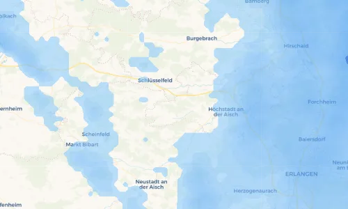 Regenradar Vorschaubild - Aktuelle Niederschläge in Frickenhöchstadt und Umgebung