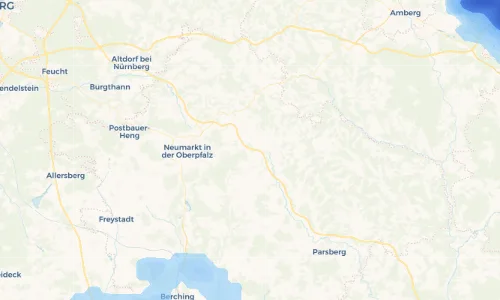 Regenradar Vorschaubild - Aktuelle Niederschläge in Frickenhofen und Umgebung