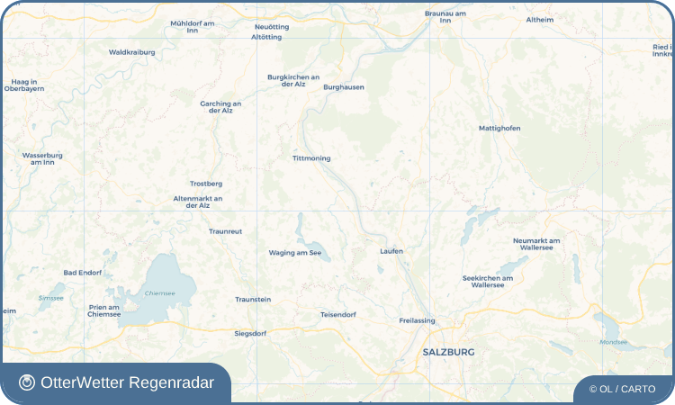 OtterWetter Regenradar-Widget Fridolfing