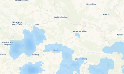 Regenradar Vorschaubild - Aktuelle Niederschläge in Friedendorf und Umgebung
