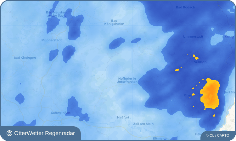 OtterWetter Regenradar-Widget Friesenhausen