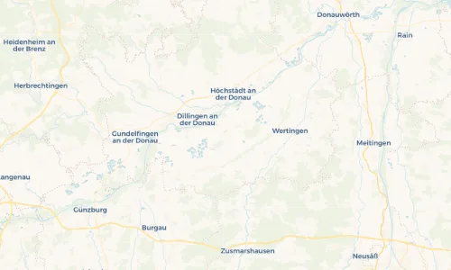Regenradar-Vorschau: aktuelle Niederschläge in Fristingen und Umgebung