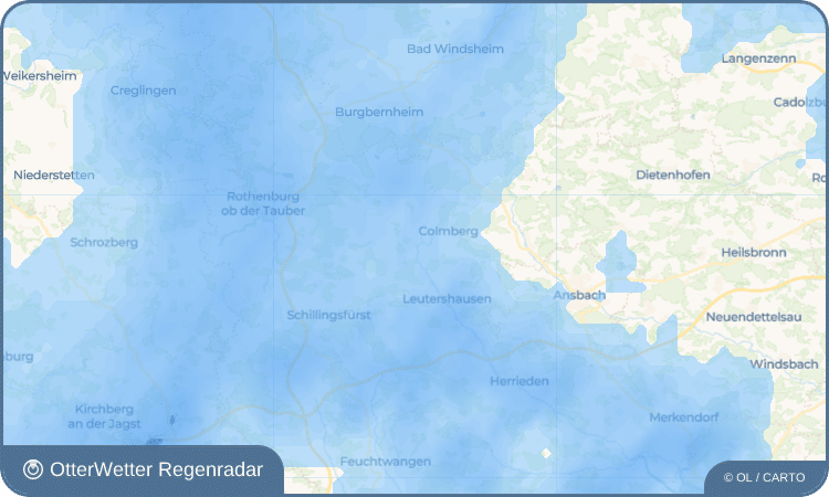 OtterWetter Regenradar-Widget Frommetsfelden