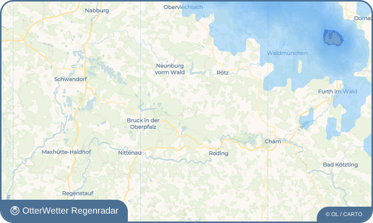 OtterWetter Regenradar-Widget Fronau
