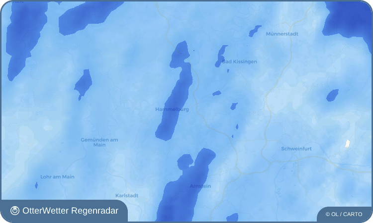 OtterWetter Regenradar-Widget Fuchsstadt