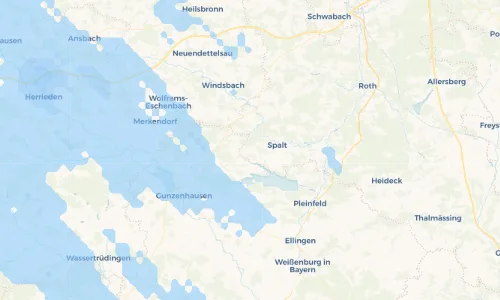 Regenradar Vorschaubild - Aktuelle Niederschläge in Fünfbronn und Umgebung