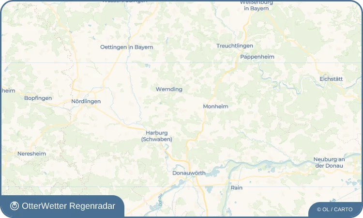 Widget-Vorschau für Fünfstetten Wetter-Widget-Vorschau mit Vorhersagedaten für Fünfstetten
