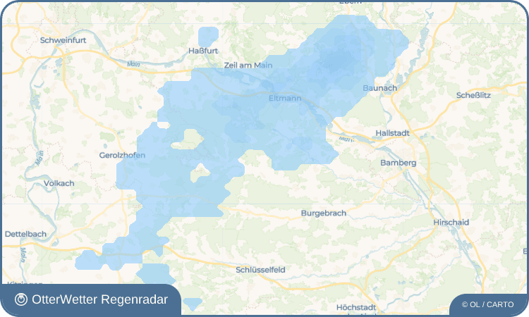OtterWetter Regenradar-Widget Fürnbach