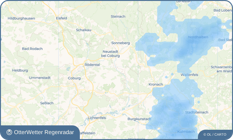 OtterWetter Regenradar-Widget Fürth am Berg