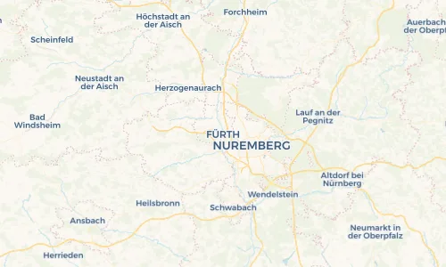 Regenradar Vorschaubild - Aktuelle Niederschläge in Fürth und Umgebung