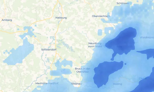 Regenradar Fuhrn: aktuelle Niederschläge in Fuhrn und Umgebung, Stand 23. Oktober 2026 um 16:40 Uhr