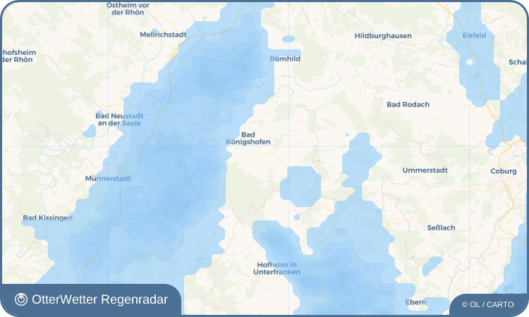OtterWetter Regenradar-Widget Gabolshausen