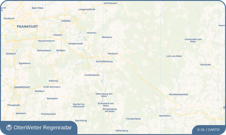 OtterWetter Regenradar-Widget Gailbach
