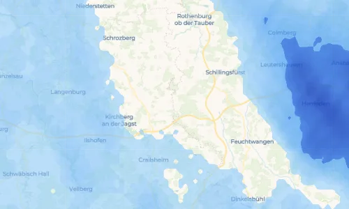 Regenradar Vorschaubild - Aktuelle Niederschläge in Gailroth und Umgebung