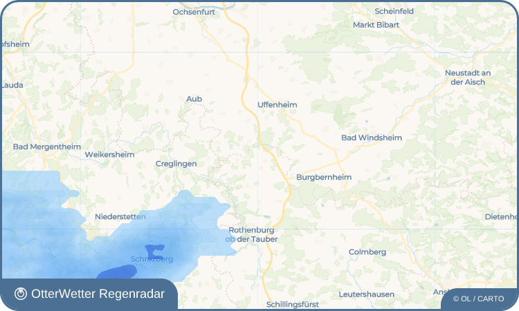 OtterWetter Regenradar-Widget Gailshofen