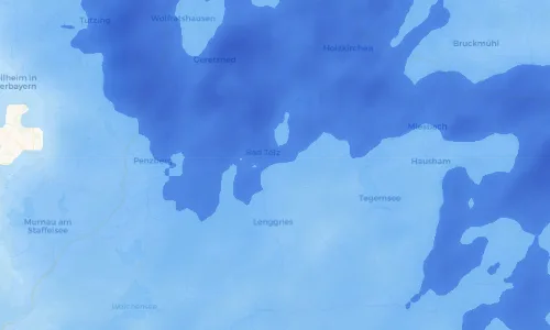 Regenradar Vorschaubild - Aktuelle Niederschläge in Gaißach und Umgebung