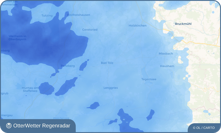 OtterWetter Regenradar-Widget Gaißach