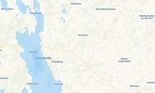 Regenradar Vorschaubild - Aktuelle Niederschläge in Gallenbach und Umgebung