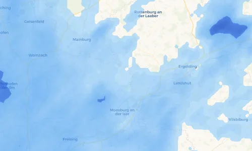 Regenradar Vorschaubild - Aktuelle Niederschläge in Gammelsdorf und Umgebung