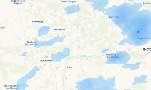Regenradar Vorschaubild - Aktuelle Niederschläge in Gansheim und Umgebung