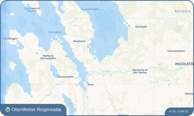 OtterWetter Regenradar-Widget Gansheim