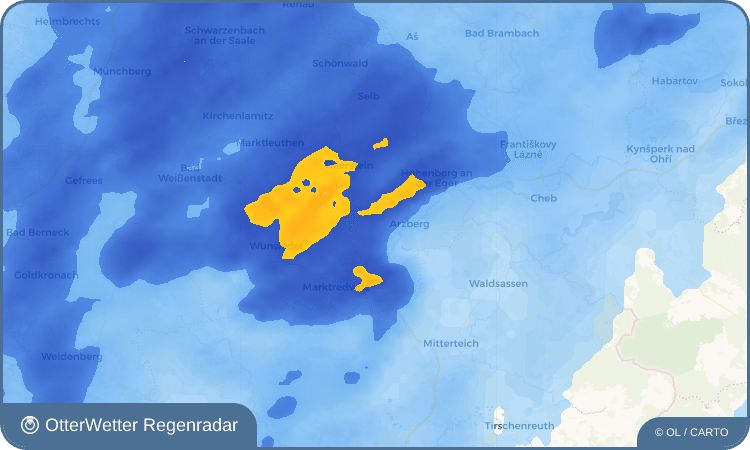 OtterWetter Regenradar-Widget Garmersreuth