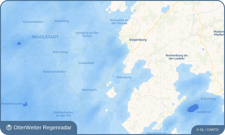 OtterWetter Regenradar-Widget Gasseltshausen