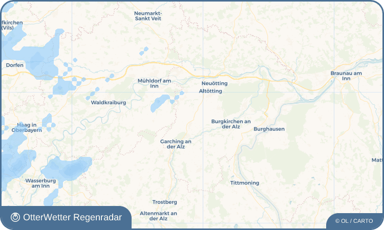 OtterWetter Regenradar-Widget Gasteig