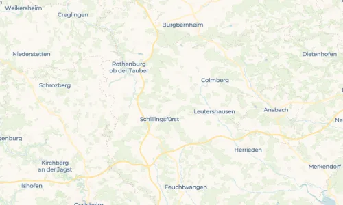 Regenradar Vorschaubild - Aktuelle Niederschläge in Gastenfelden und Umgebung