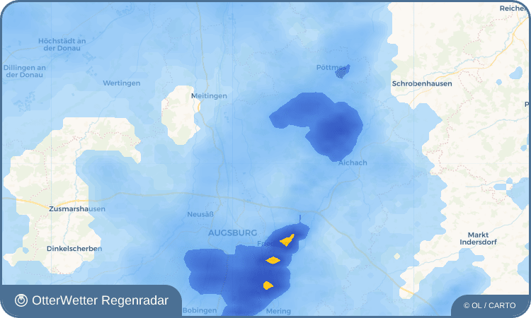 OtterWetter Regenradar-Widget Gebenhofen