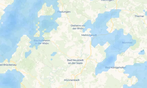 Regenradar Vorschaubild - Aktuelle Niederschläge in Geckenau und Umgebung