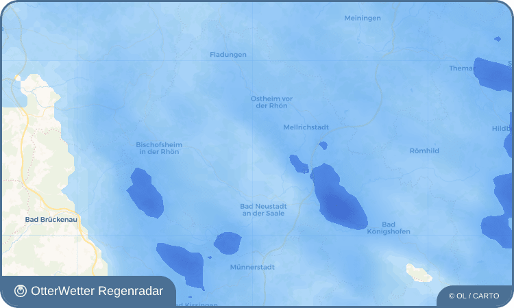 OtterWetter Regenradar-Widget Geckenau