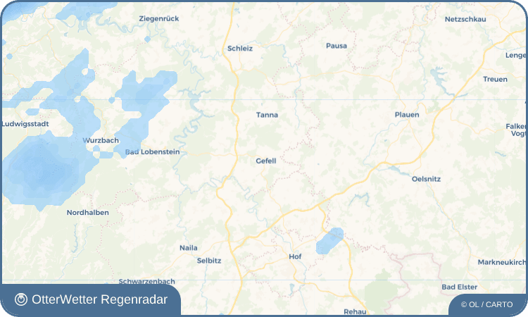 OtterWetter Regenradar-Widget Gefell