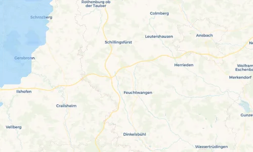 Regenradar Vorschaubild - Aktuelle Niederschläge in Gehrenberg und Umgebung