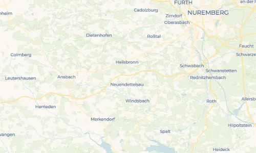Regenradar Geichsenhof: aktuelle Niederschläge in Geichsenhof und Umgebung, Stand 23. Oktober 2026 um 11:25 Uhr